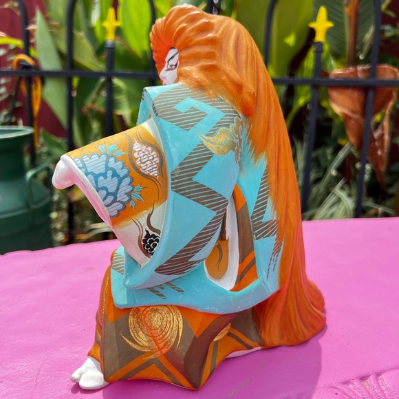 Two vintage Hakata clay dolls , father and son , see pictures for measurements - Picture 9 of 16